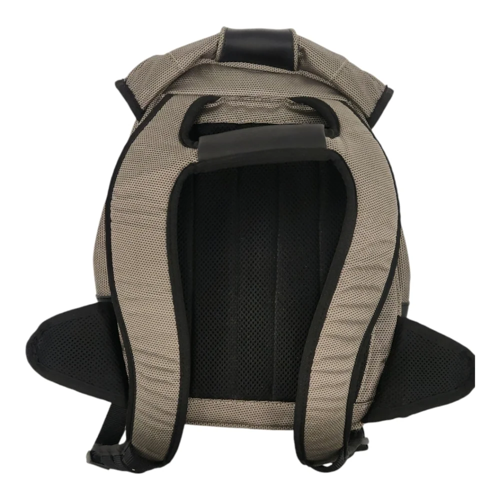 Tumi T2 Ballistic Black Gray Multi Compartment Travel Backpack Waist Carry Bag ;